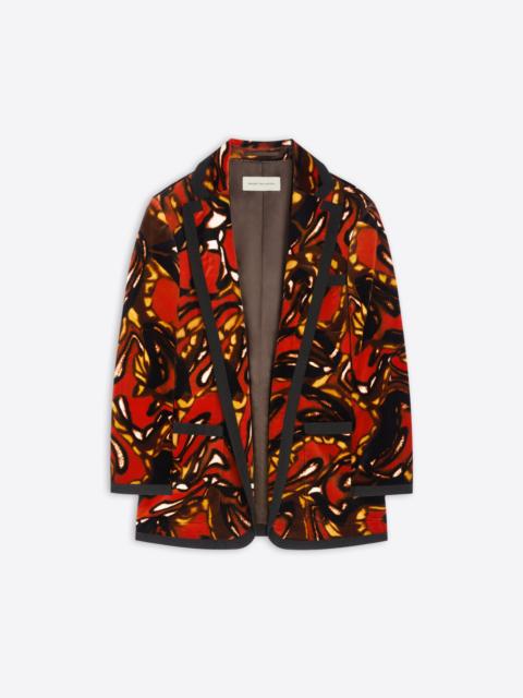 Dries Van Noten OVERSIZED VELVET BLAZER