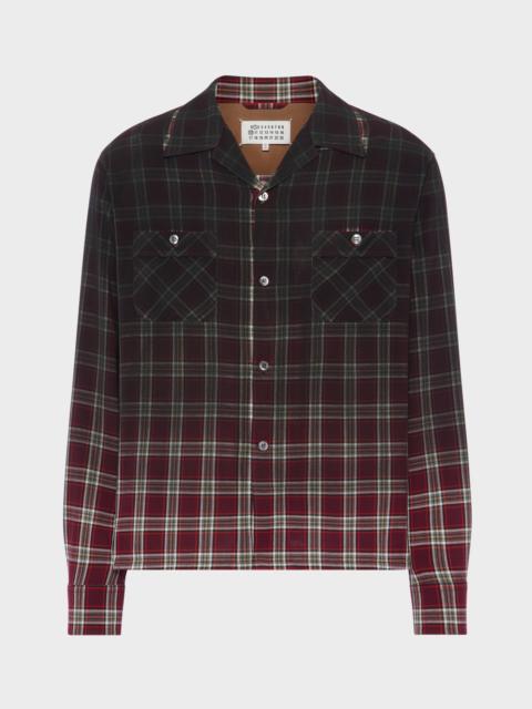 Maison Margiela Gradient check shirt