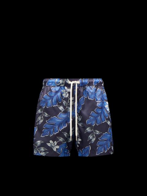 Moncler Hawaii Print Swim Shorts