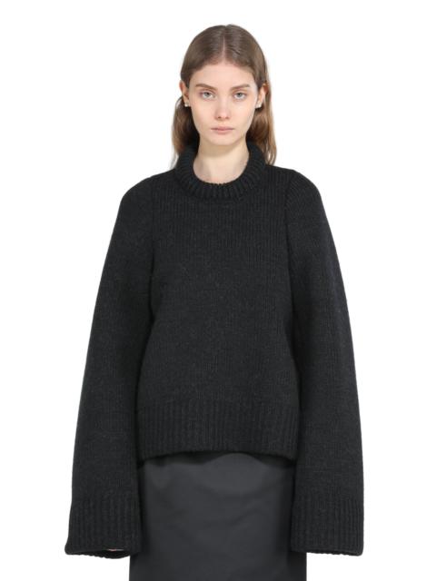 N°21 OVERSIZED SWEATER WITH BOAT NECKLINE