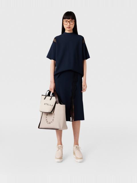 Stella McCartney Lace Insert High Neck Top