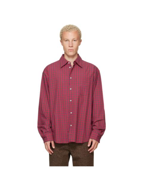Marni Red Check Shirt