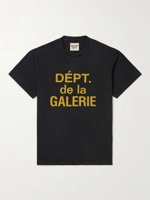 GALLERY DEPT. Logo-Print Cotton-Jersey T-Shirt