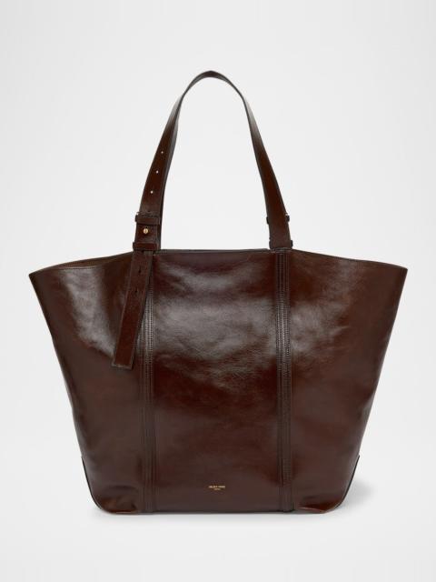 Golden Goose 24/7 Shiny Leather Shopper Tote Bag