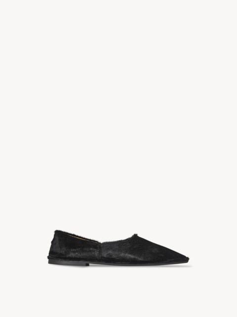 The Row Canal Slip On in Calf Hair