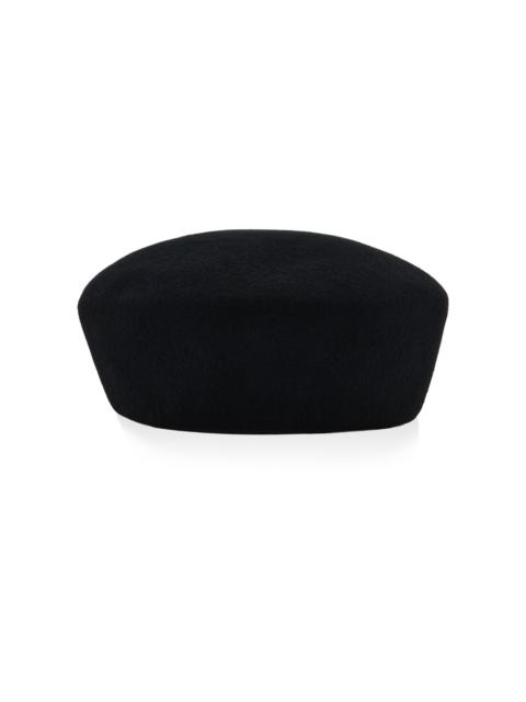 The Frankie Shop Noxley Wool Pillbox Hat black