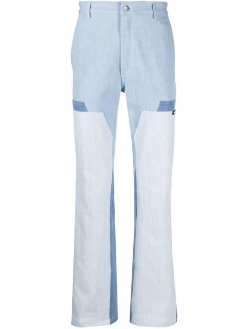 NAHMIAS straight-leg panelled jeans
