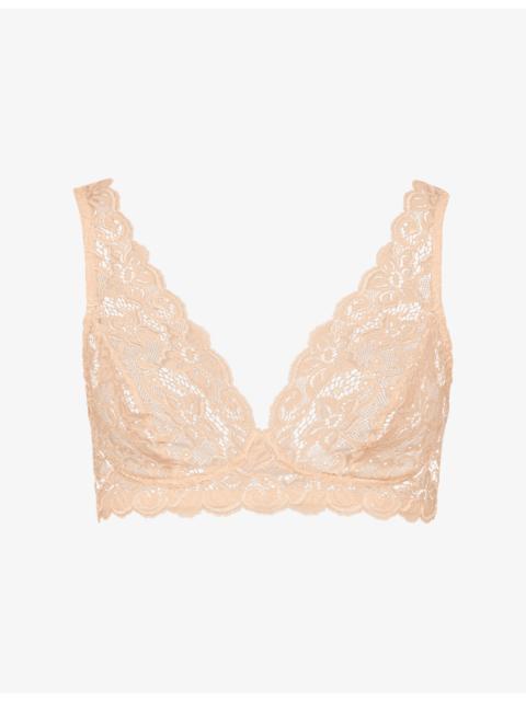 HANRO Moments soft-cup stretch-lace triangle bra