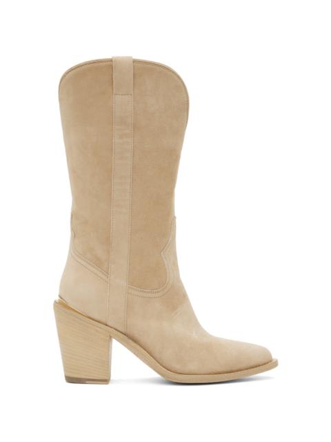PARTLOW Beige Leigh Anne Boots