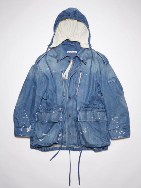 Acne Studios Denim parka - Mid Blue