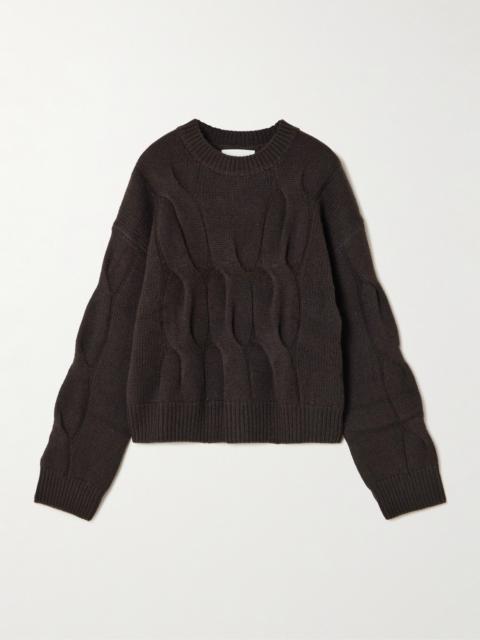 LISA YANG Sammie Cable-knit Cashmere Sweater