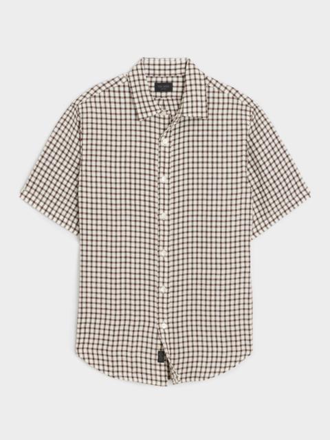 TODD SNYDER Linen Point Collar Shirt