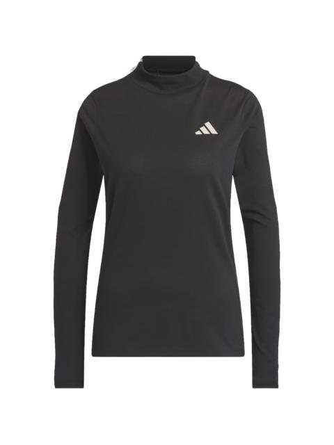 adidas mock-neck golf T-shirt