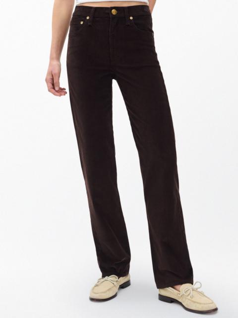rag & bone Hadley Wide-Leg Corduroy Pants
Stretch Corduroy in Dark Brown