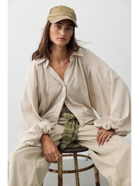 FREE PEOPLE We The Free In My Bubble Button Down Top