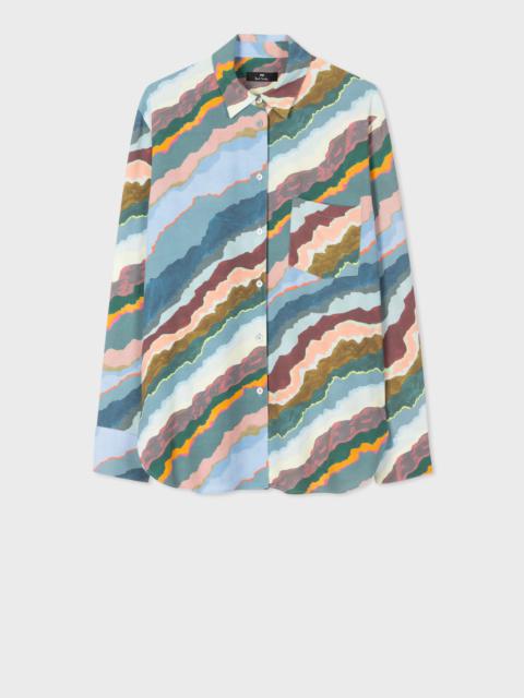 Paul Smith Multi Colour 'Torn Stripe' Shirt