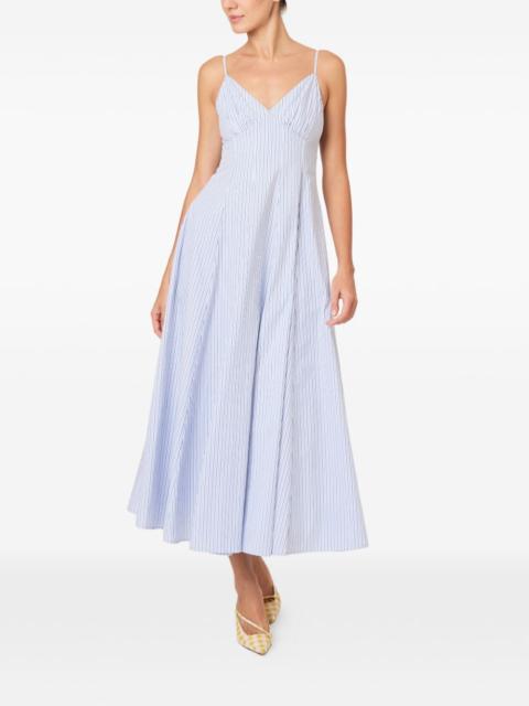 ROSIE ASSOULIN striped V-neck dress