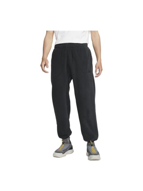 Men's Nike ACG Polartec Wolf Tree Casual Loose Fleece Running Sports Pants/Trousers/Joggers Black CV