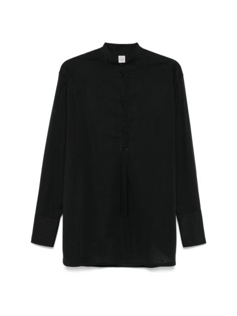 Totême stand-up collar blouse