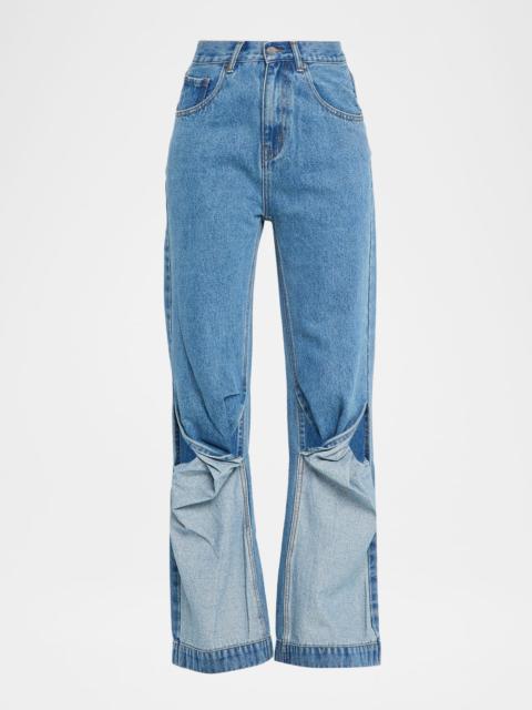 Wynn Hamlyn Mid-Rise Twist Jeans