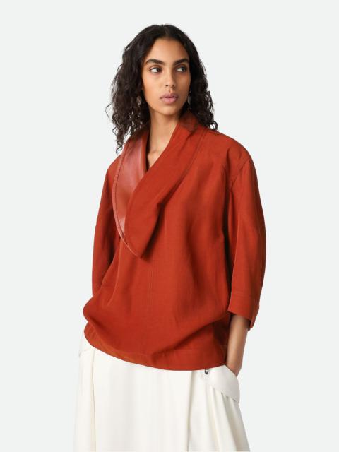 Bottega Veneta Viscose And Linen Shirt