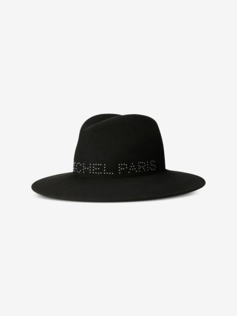 MAISON MICHEL Zango studded-logo trilbies