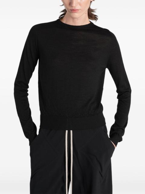 Rick Owens ribbed-trim sweater
