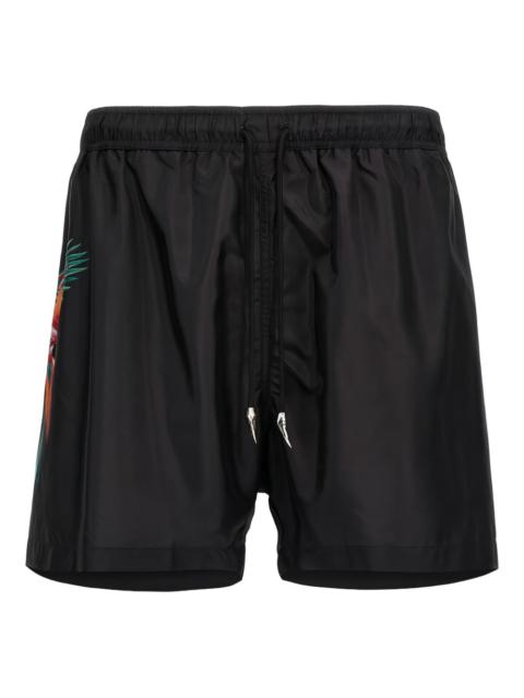 Roberto Cavalli parrot-print swim shorts