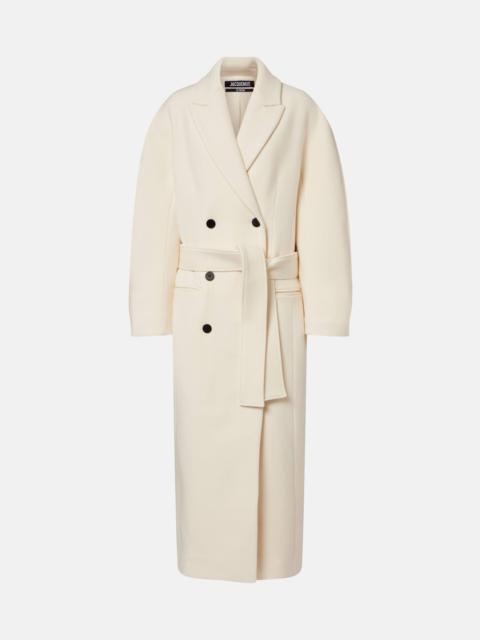 JACQUEMUS Man's virgin wool coat