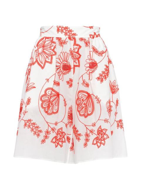 ERES floral-embroidered bermuda shorts
