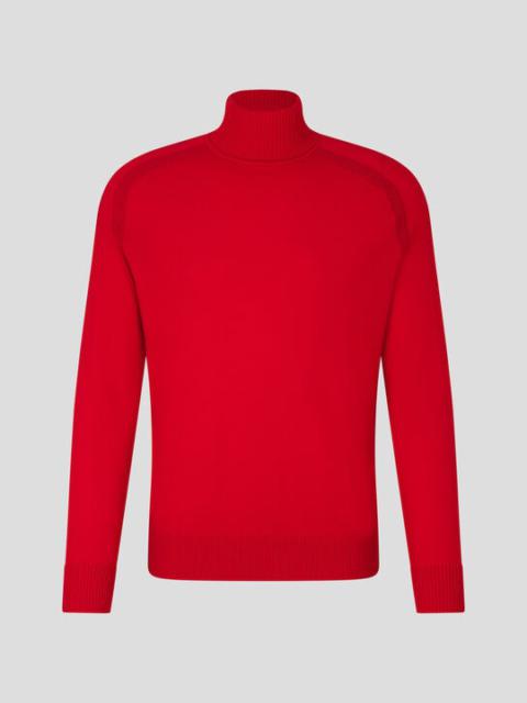 BOGNER Gordon Turtleneck pullover in Red