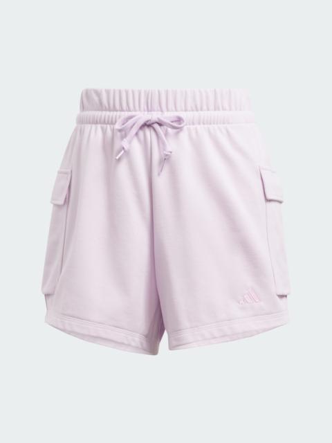 adidas Essentials Small Logo French Terry Cargo Shorts