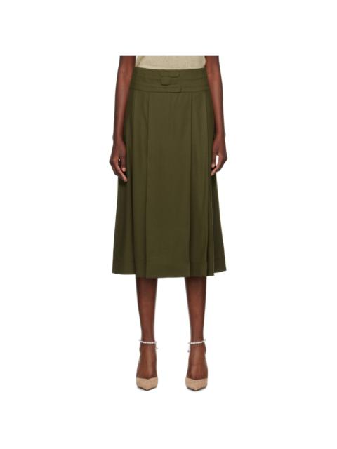 AYA MUSE Green Pieri Maxi Skirt