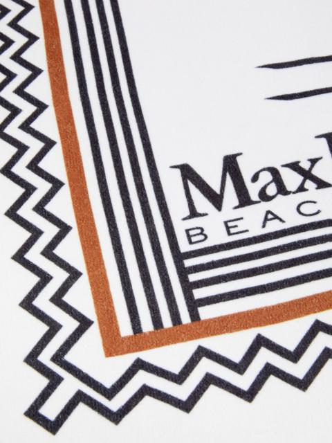 Max Mara Printed terry beach towel