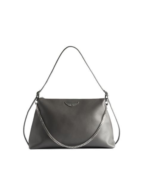 Zadig & Voltaire Jim grained-leather shoulder bag
