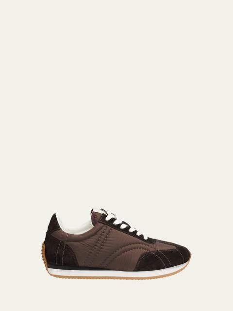 TOTEME Suede Retro Runner Sneakers