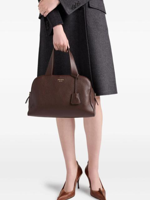 Prada Prada Large Leather Top-handle Tote Bag