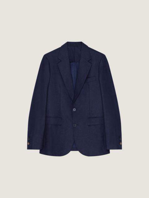 Givenchy SINGLE-BREASTED DECONSTRUCTED JACKET IN FLANNEL