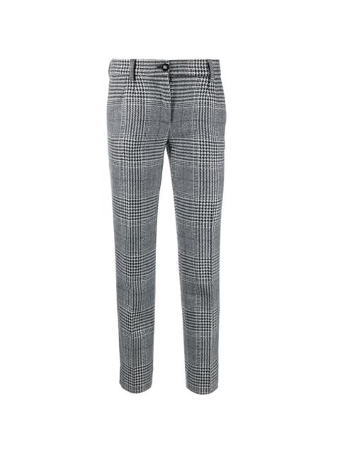 virgin wool tartan trousers