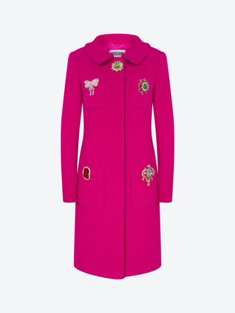 Moschino JEWELS CLOTH COAT