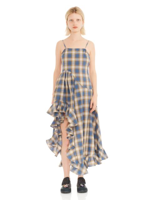 Collina Strada COUNTRY PLAID FLORIST DRESS
