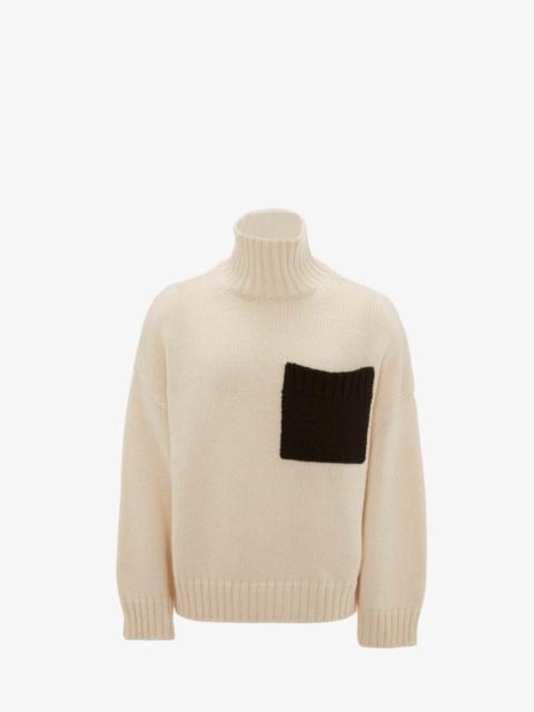 JW Anderson PATCH POCKET TURTLENECK JUMPER
