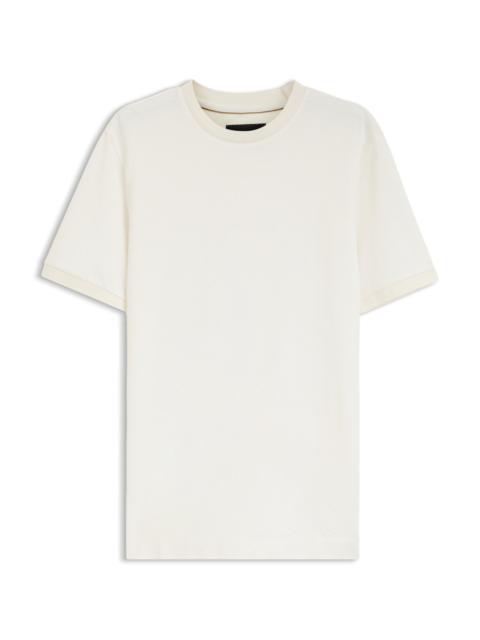 BOSS REGULAR-FIT POLO SHIRT IN COTTON-SILK JACQUARD