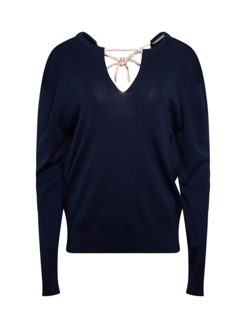 Chloé Knit Pullover in Navy