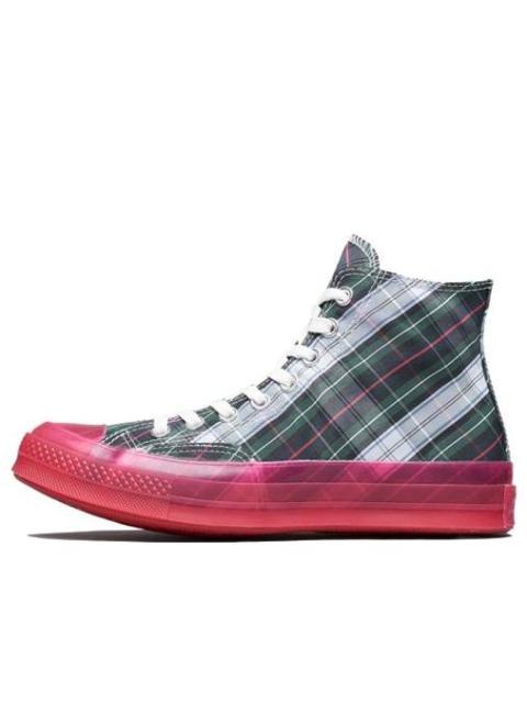 Converse Converse Chuck Taylor All-Star 70s Hi Plaid Translucent Midsole Red 163324C