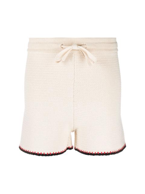 Jil Sander high-waisted cotton shorts