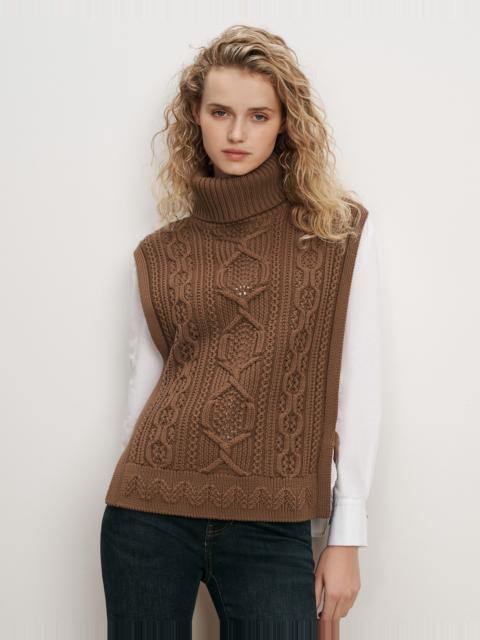 VERONICA BEARD BENTLEIGH MERINO WOOL VEST