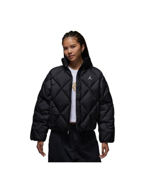 Jordan (WMNS) Air Jordan Brooklyn Quilted Puffer Jacket 'Black' HV0418-010