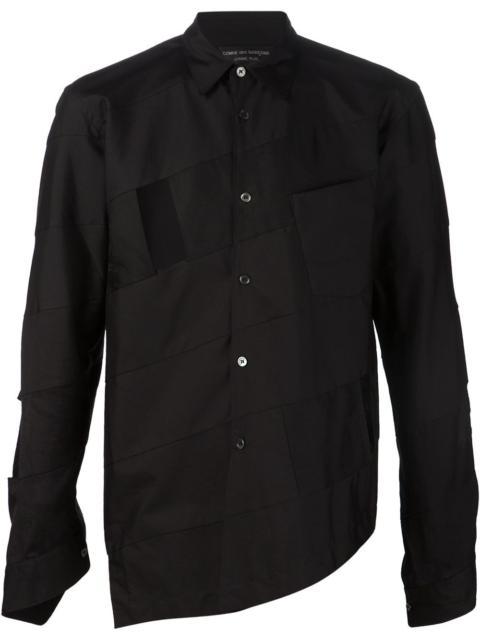 Comme des Garçons Homme Plus cutout detail panelled shirt