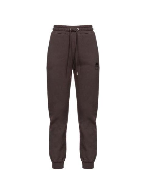 Carico drawstring cotton track pants